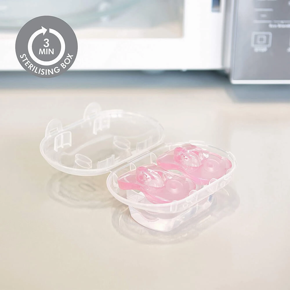 Medela Soother Plus with Steribox Soft Silicone Duo