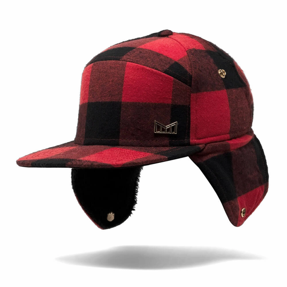 Melin Trenches Icon Lumberjack Thermal Golf Cap Red/Black - FW18 Men