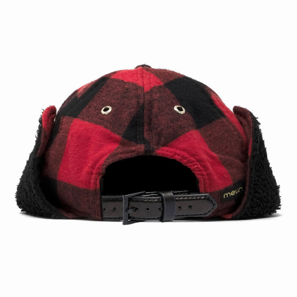 Melin Trenches Icon Lumberjack Thermal Golf Cap Red/Black - FW18 Men