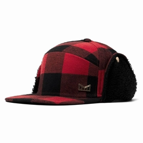Melin Trenches Icon Lumberjack Thermal Golf Cap Red/Black - FW18 Men