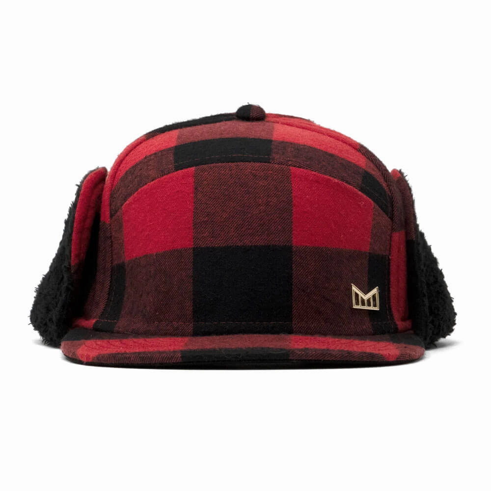 Melin Trenches Icon Lumberjack Thermal Golf Cap Red/Black - FW18 Men