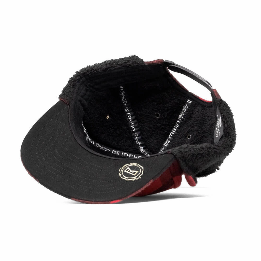 Melin Trenches Icon Lumberjack Thermal Golf Cap Red/Black - FW18 Men