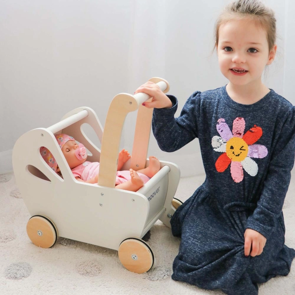 Moover Toys Essentials Dolls Pram Off White