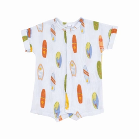 Muslin Dolman Henley Shortall - Vintage Surfboards