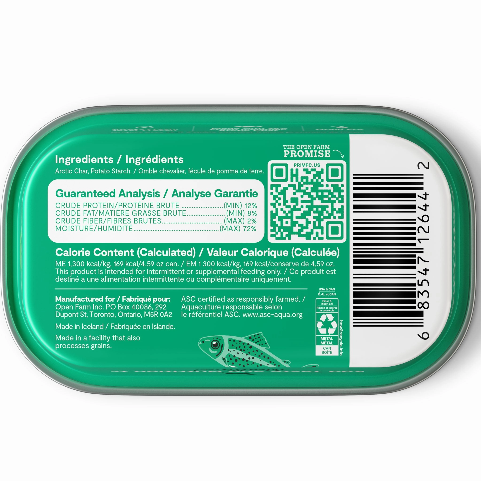Open Farm Topper Arctic Char Dog Food