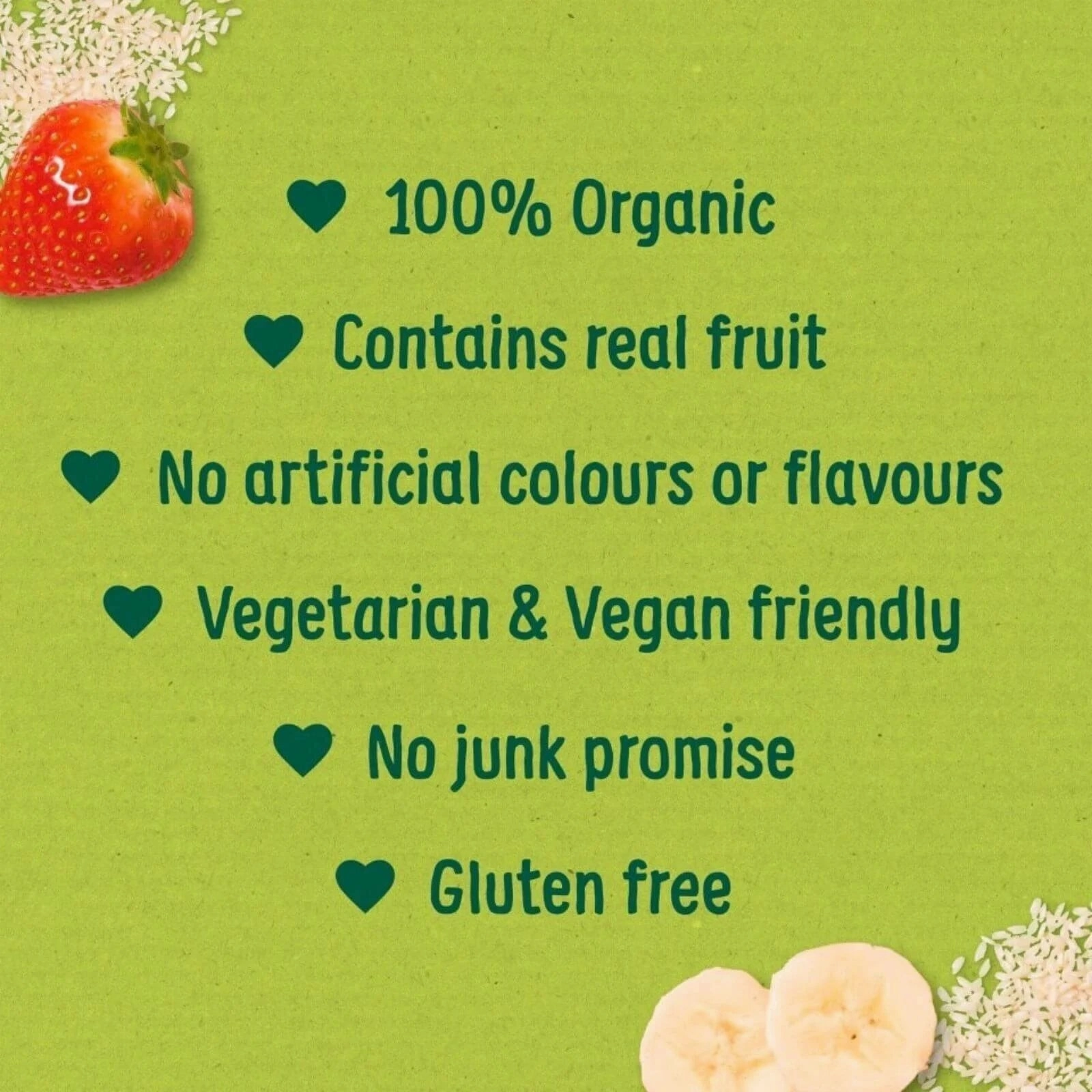 Organix Strawberry & Banana Porridge 6  months 120g