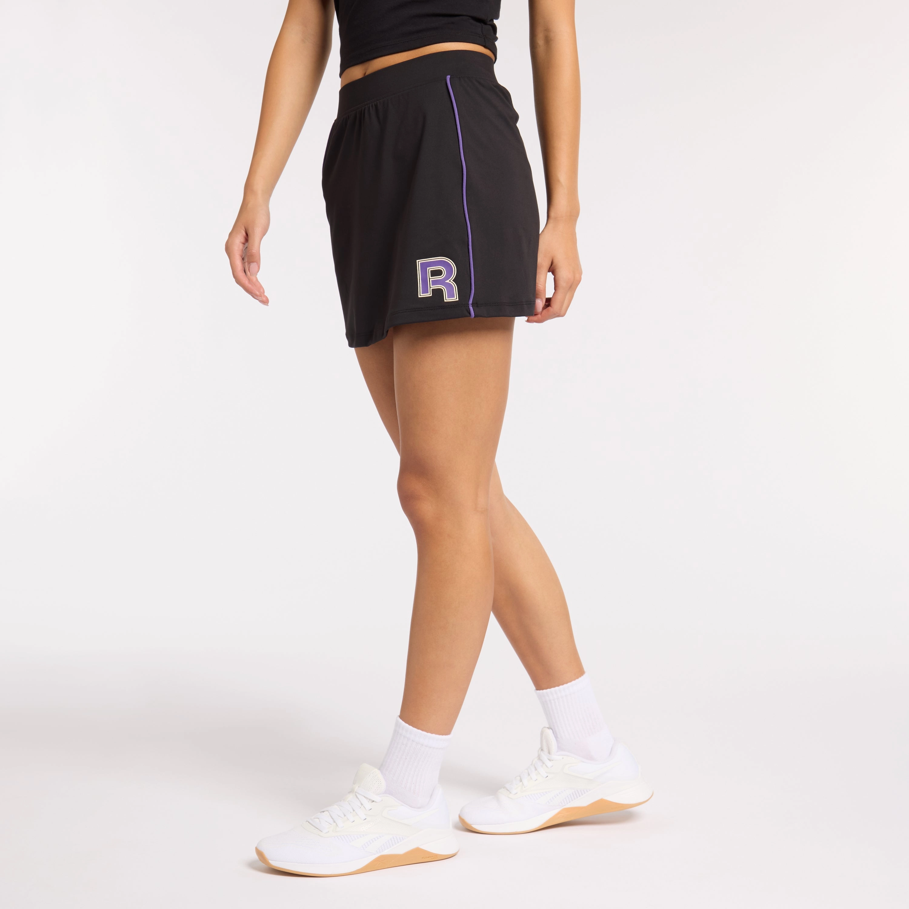Ov Mini Skirt Black/ Dynamic Purple
