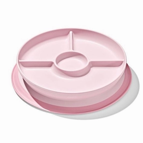 OXO Tot Stick & Stay Suction Divided Plate Blossom