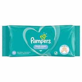Pampers Baby Wipes Scented 52s