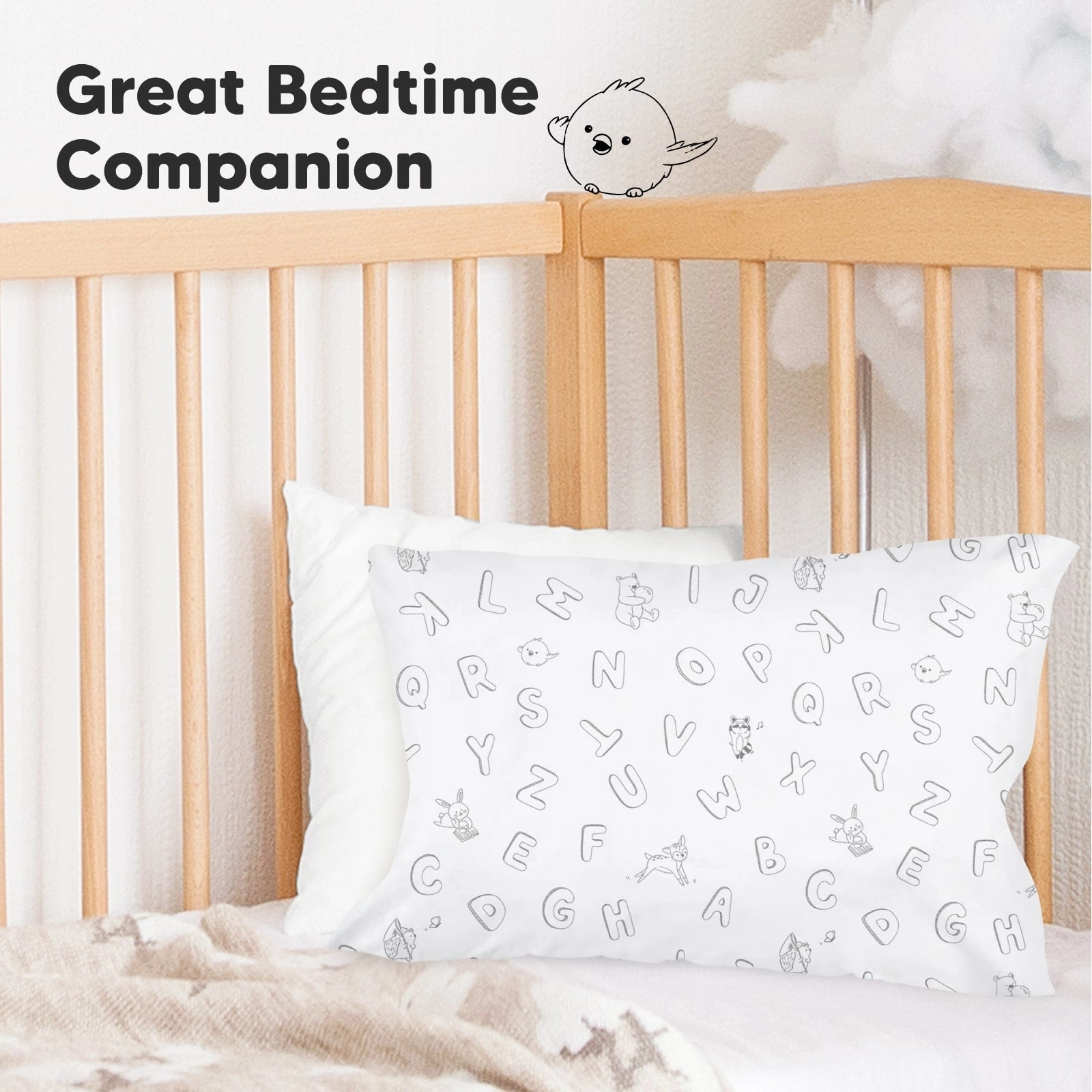 Printed Toddler Pillowcase 13X18" (ABC Land)