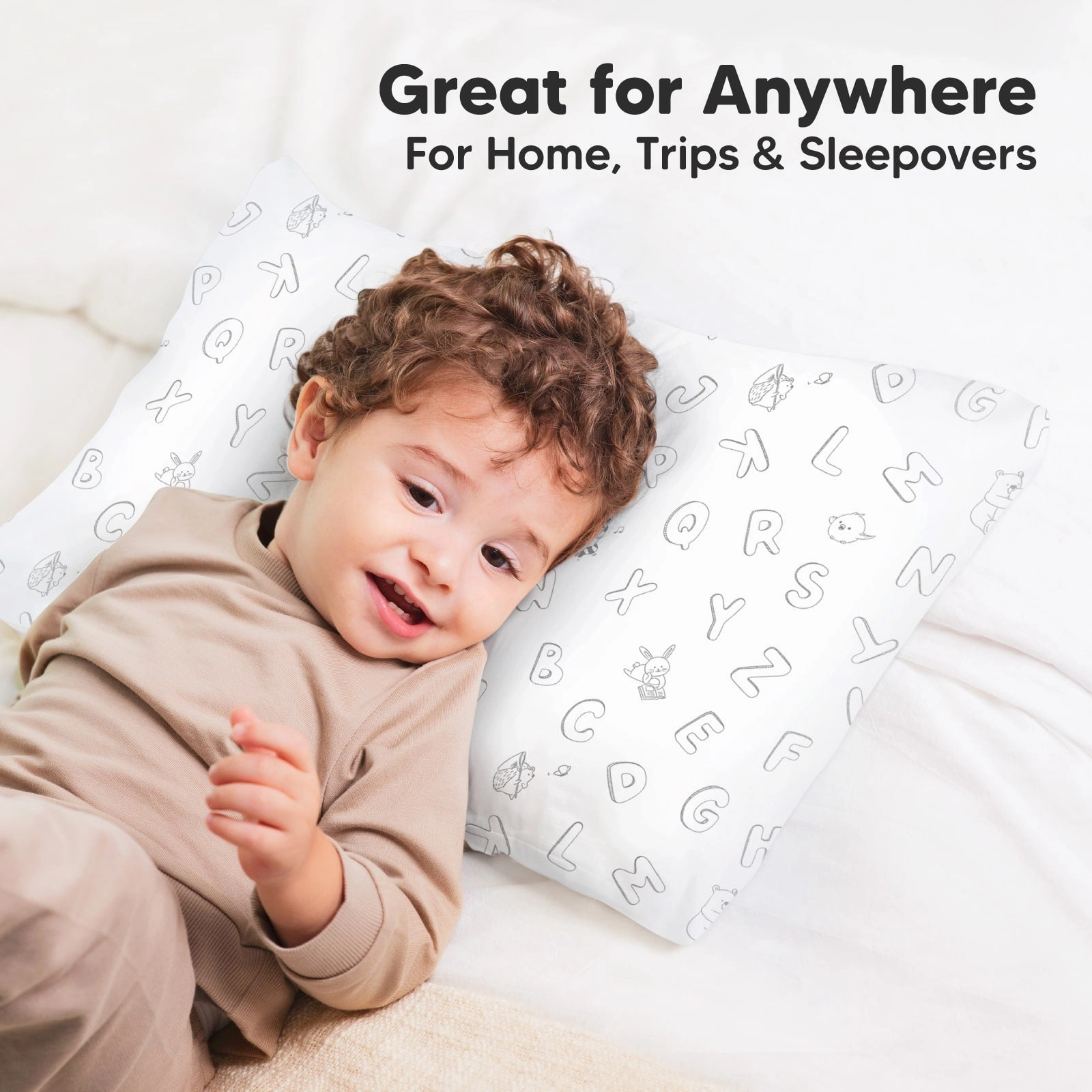 Printed Toddler Pillowcase 13X18" (ABC Land)