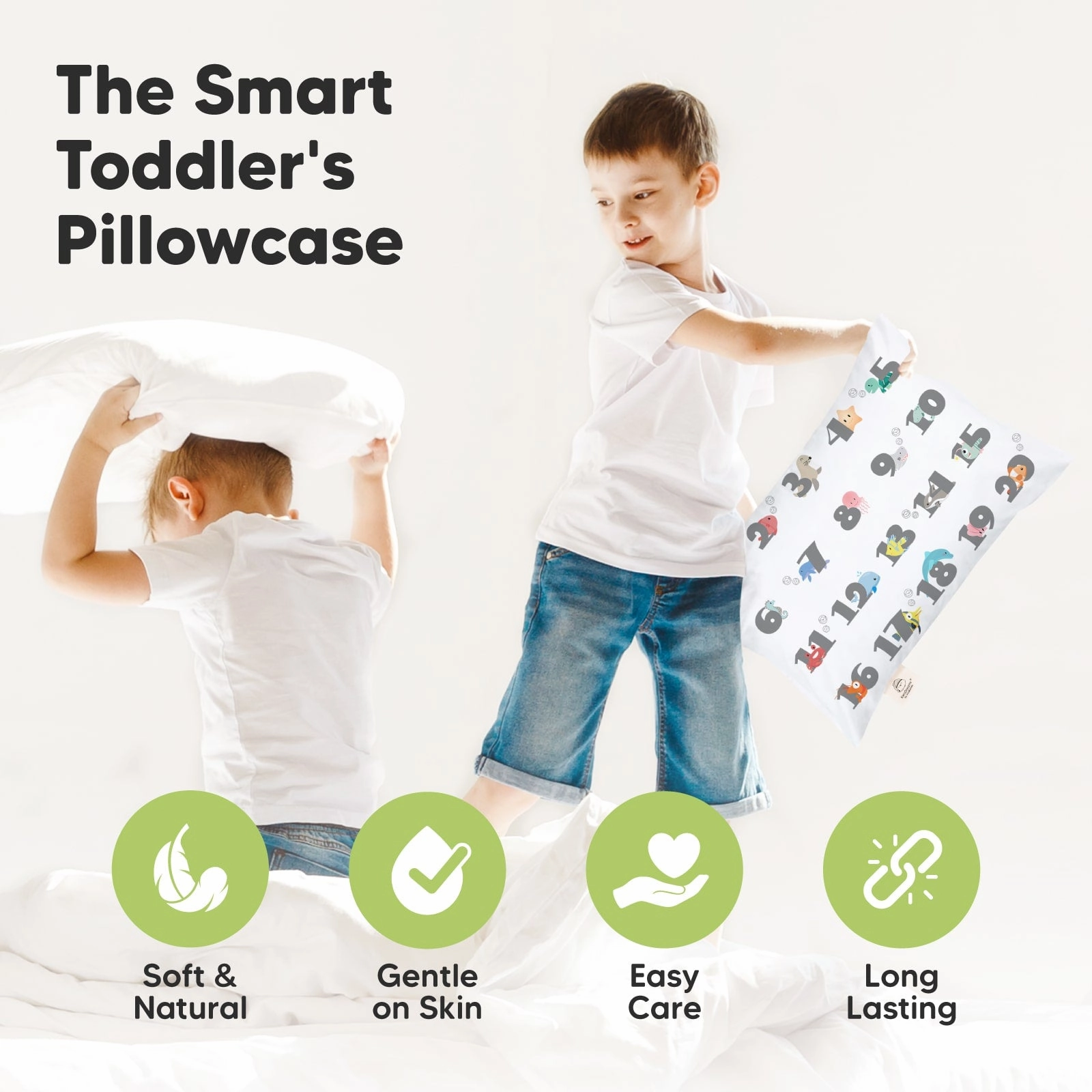 Printed Toddler Pillowcase 13X18" (Kea123)
