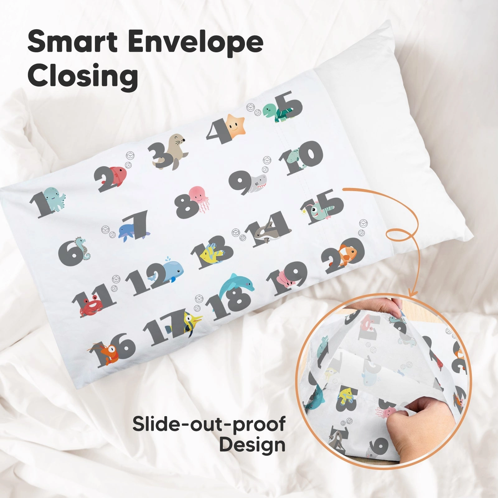 Printed Toddler Pillowcase 13X18" (Kea123)