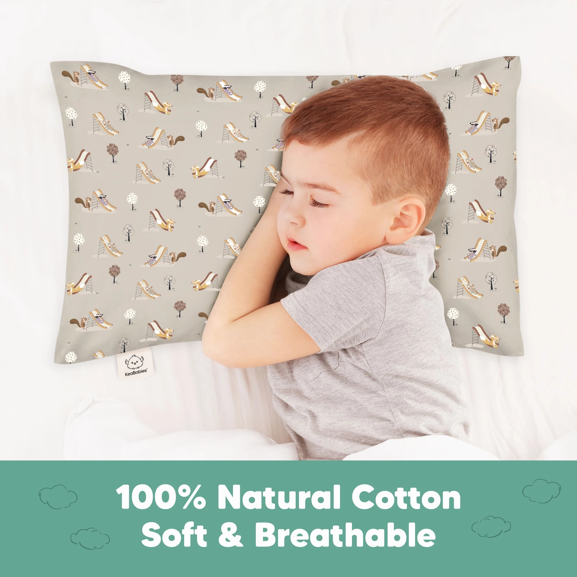 Printed Toddler Pillowcase 13X18" (Play Park)