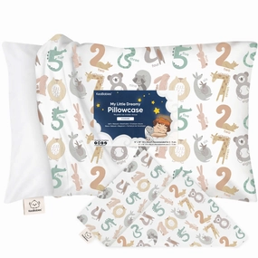 Printed Toddler Pillowcase 13X18" (Wild Count)