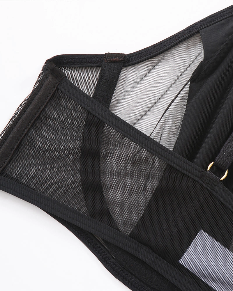 Push Up Mesh Hollow Bra