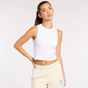 Ribbed Tank White