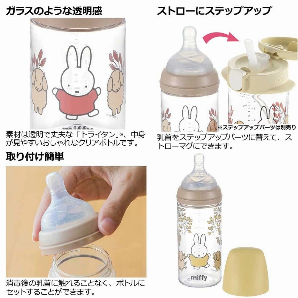 Richell - Outing Clear Baby Milk Bottle