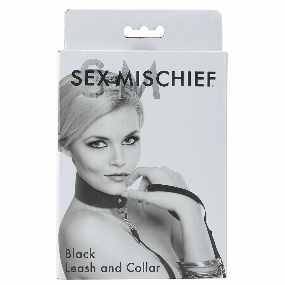 Sex & Mischief Black Leash & Collar
