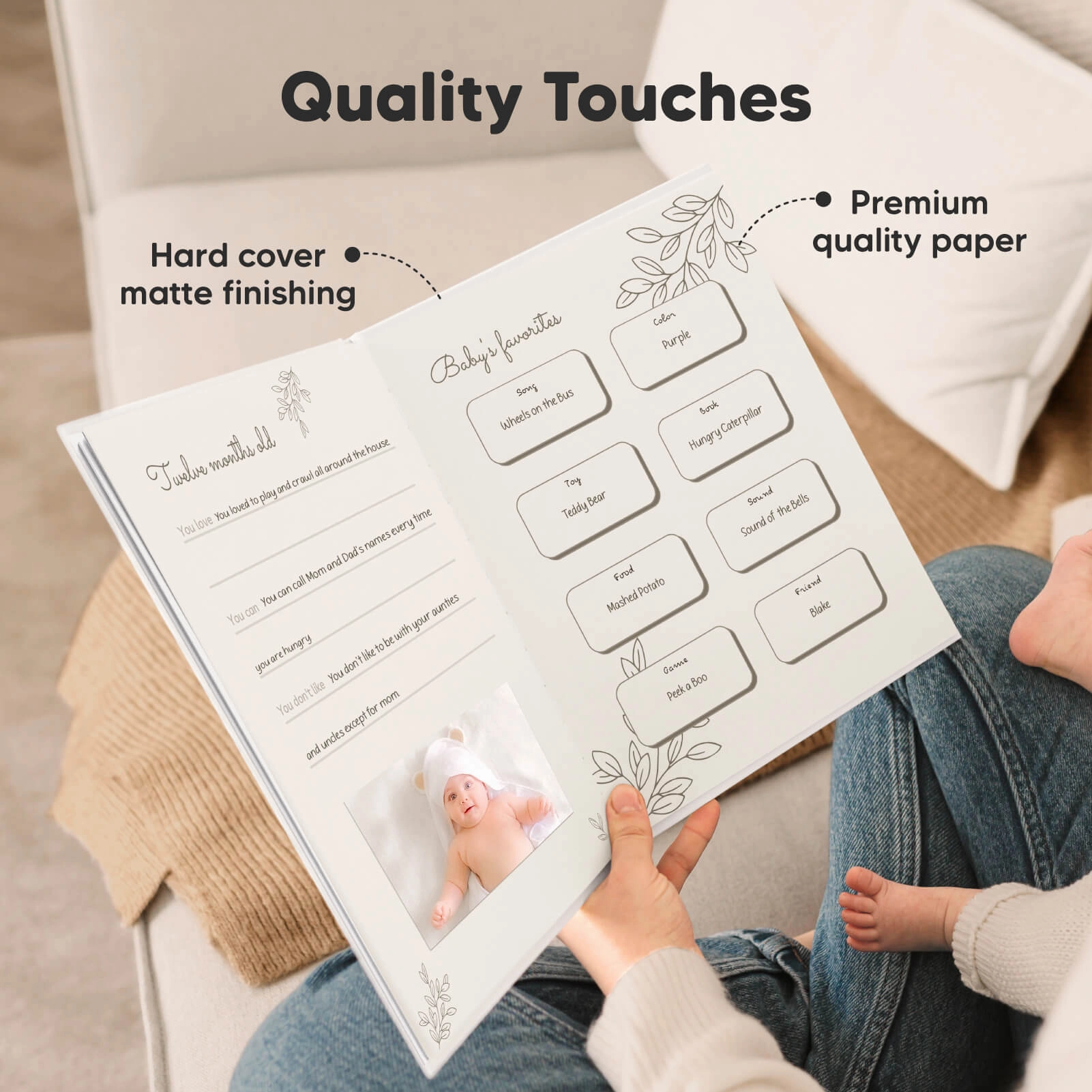 Sketch Baby First Years Memory Book