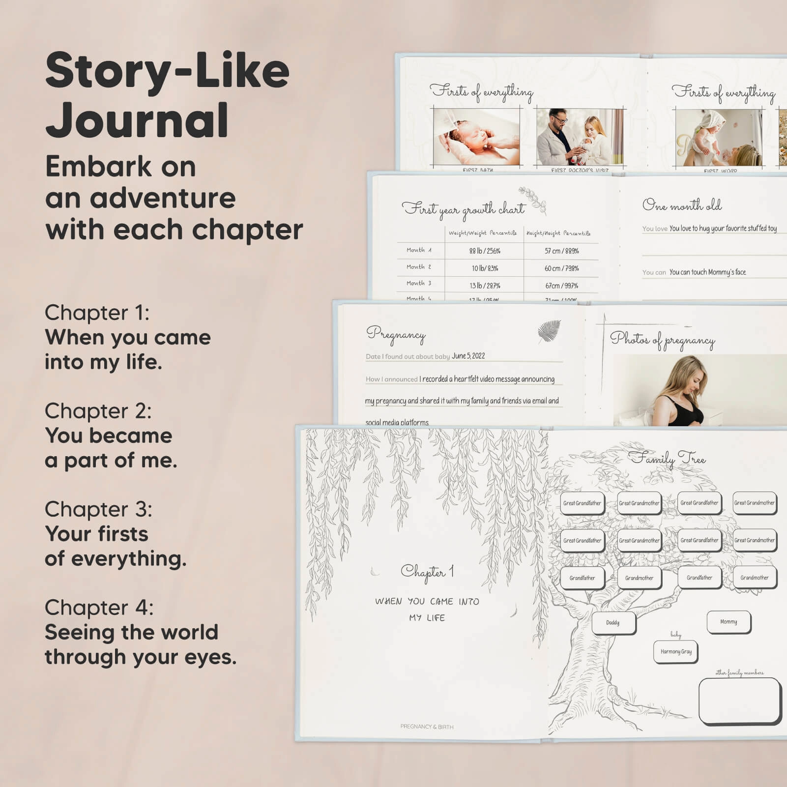 Sketch Baby First Years Memory Book (Sky Blue)
