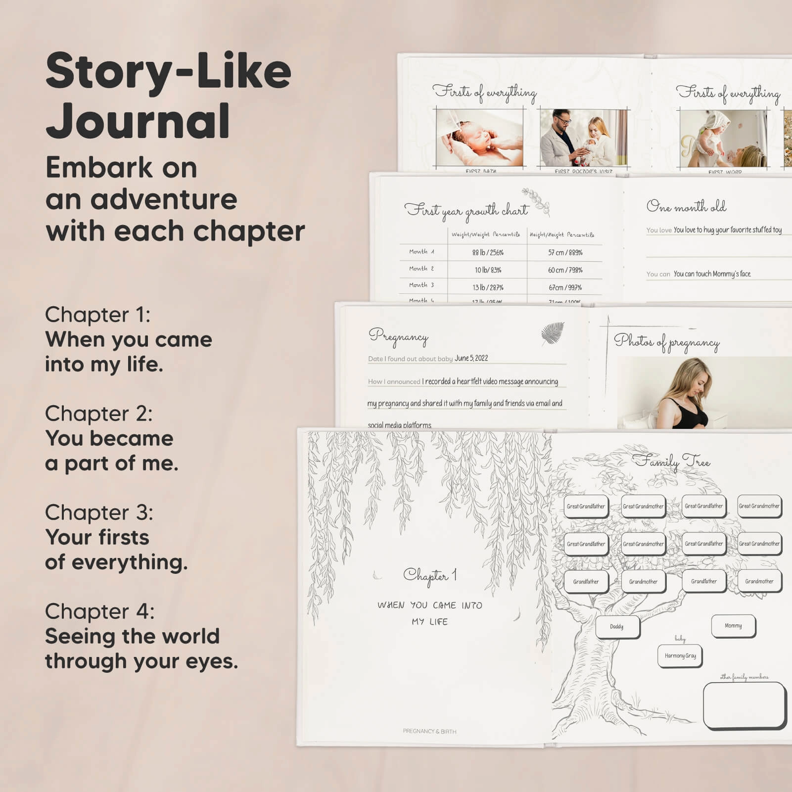 Sketch Baby First Years Memory Book