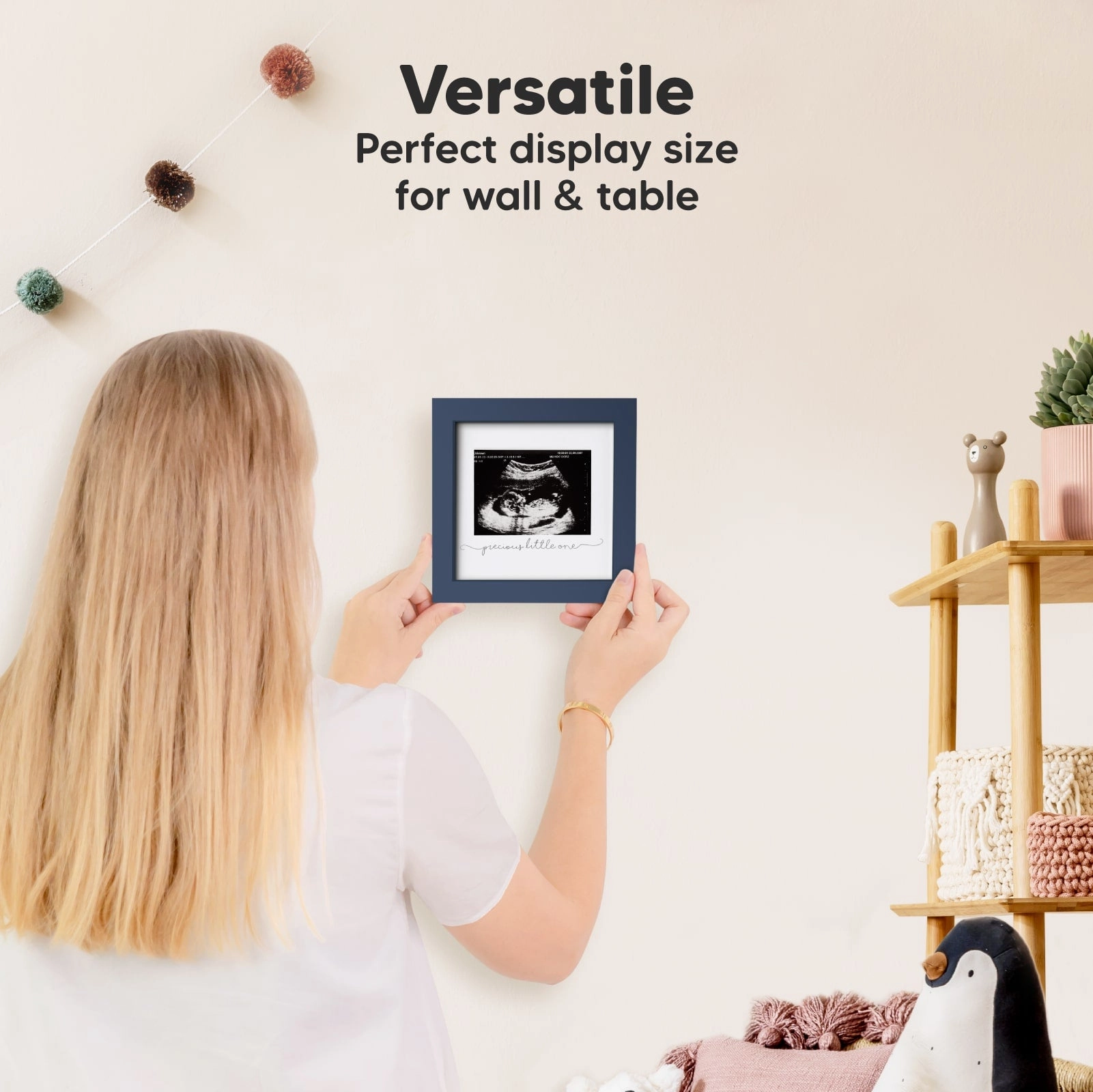 Solo Baby Sonogram Frame (Midnight Blue)