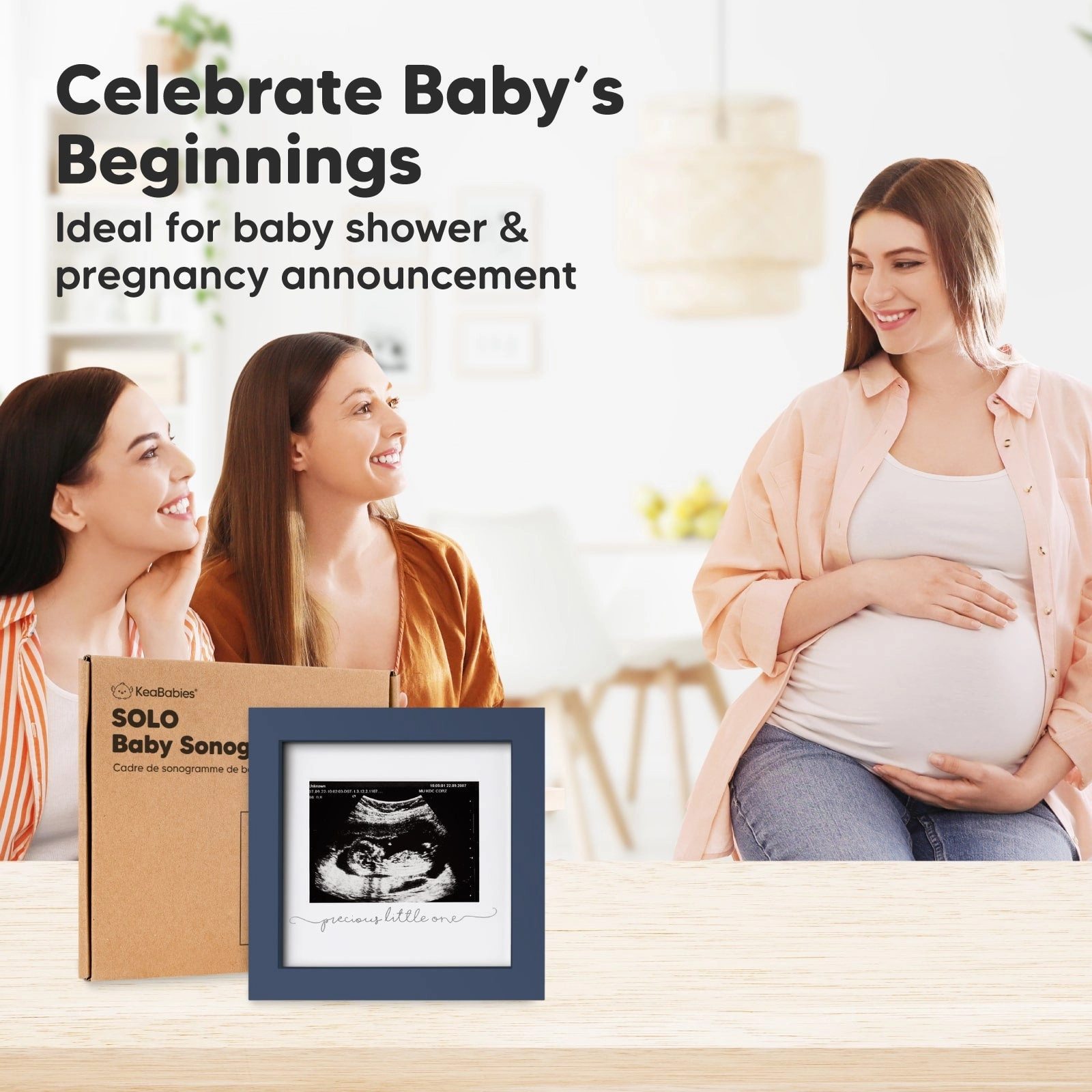 Solo Baby Sonogram Frame (Midnight Blue)