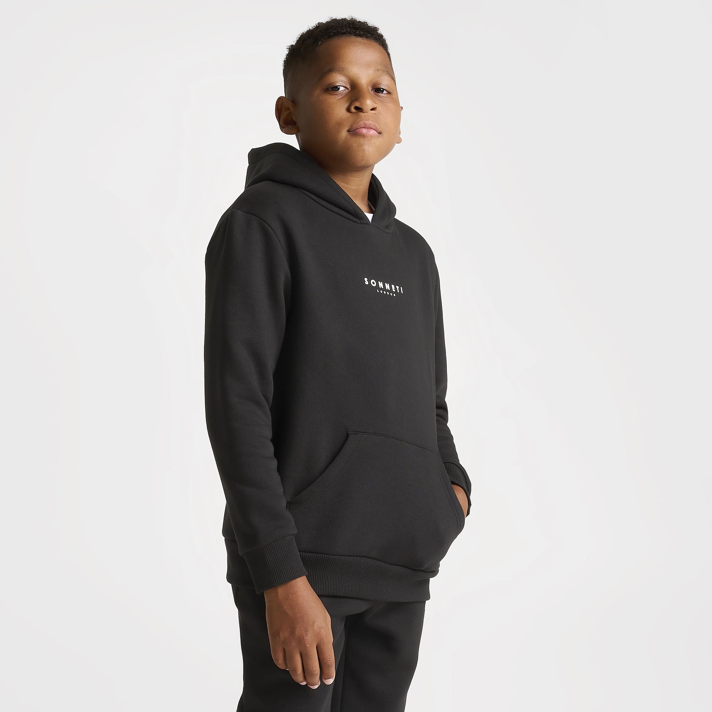 Sonneti Junior Boys' London Pullover Hoodie / Black