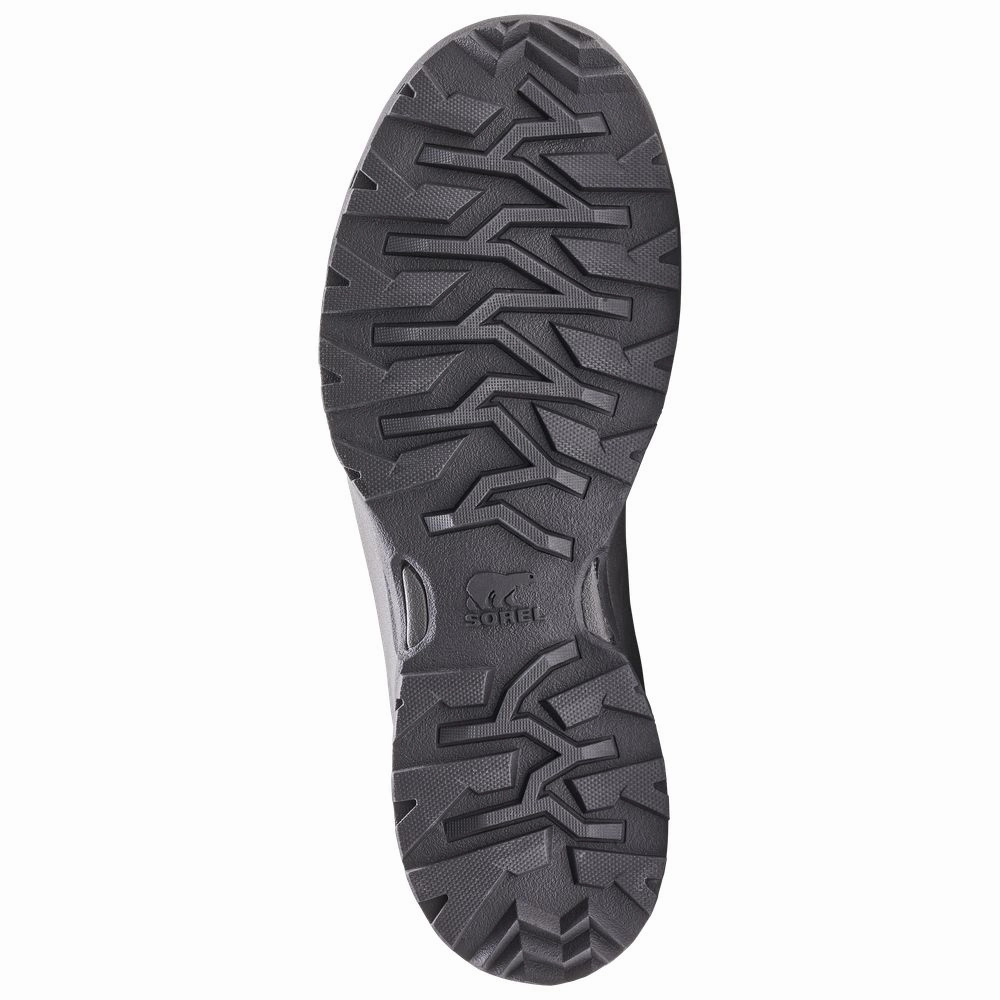 Sorel Buxton Lite Insulated Waterproof Winter Boots for Men - Elk/Black - 10M