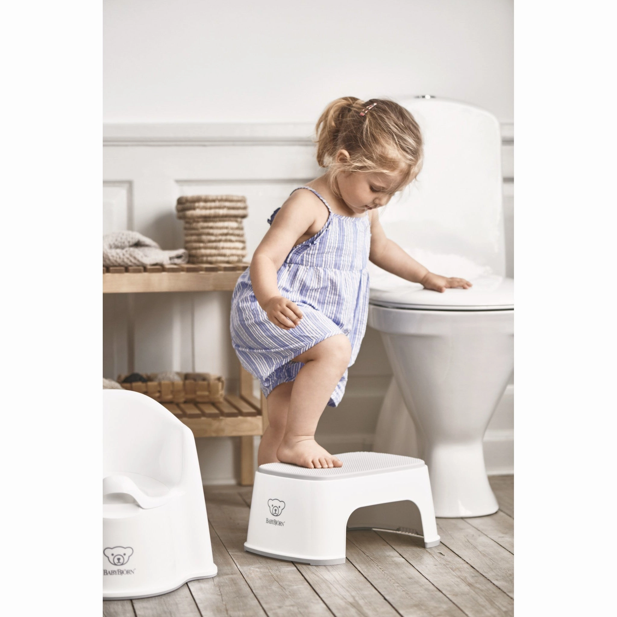 Step Stool - White