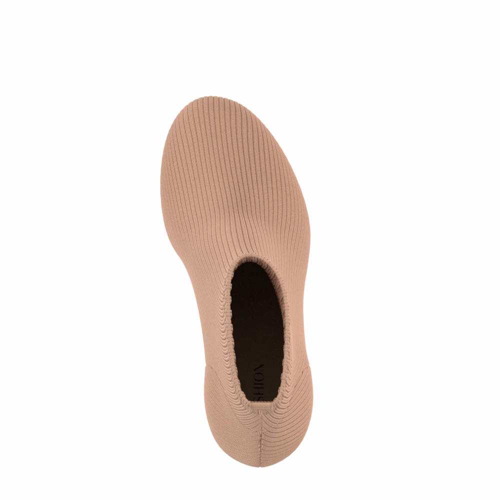 The Josie Bootie - Latte Knit 4 Stiletto - FINAL SALE