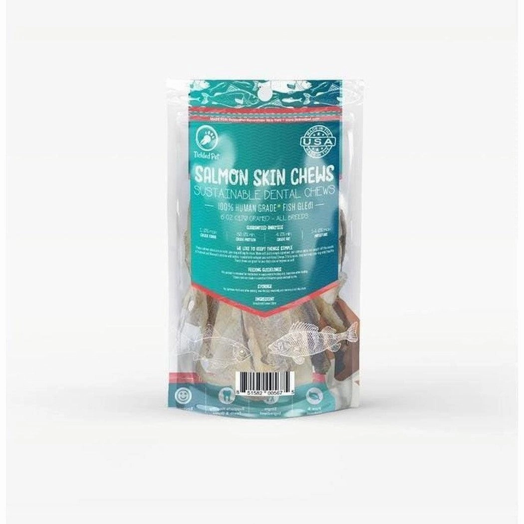 Tickled Pet Salmon Skins 6oz Bag
