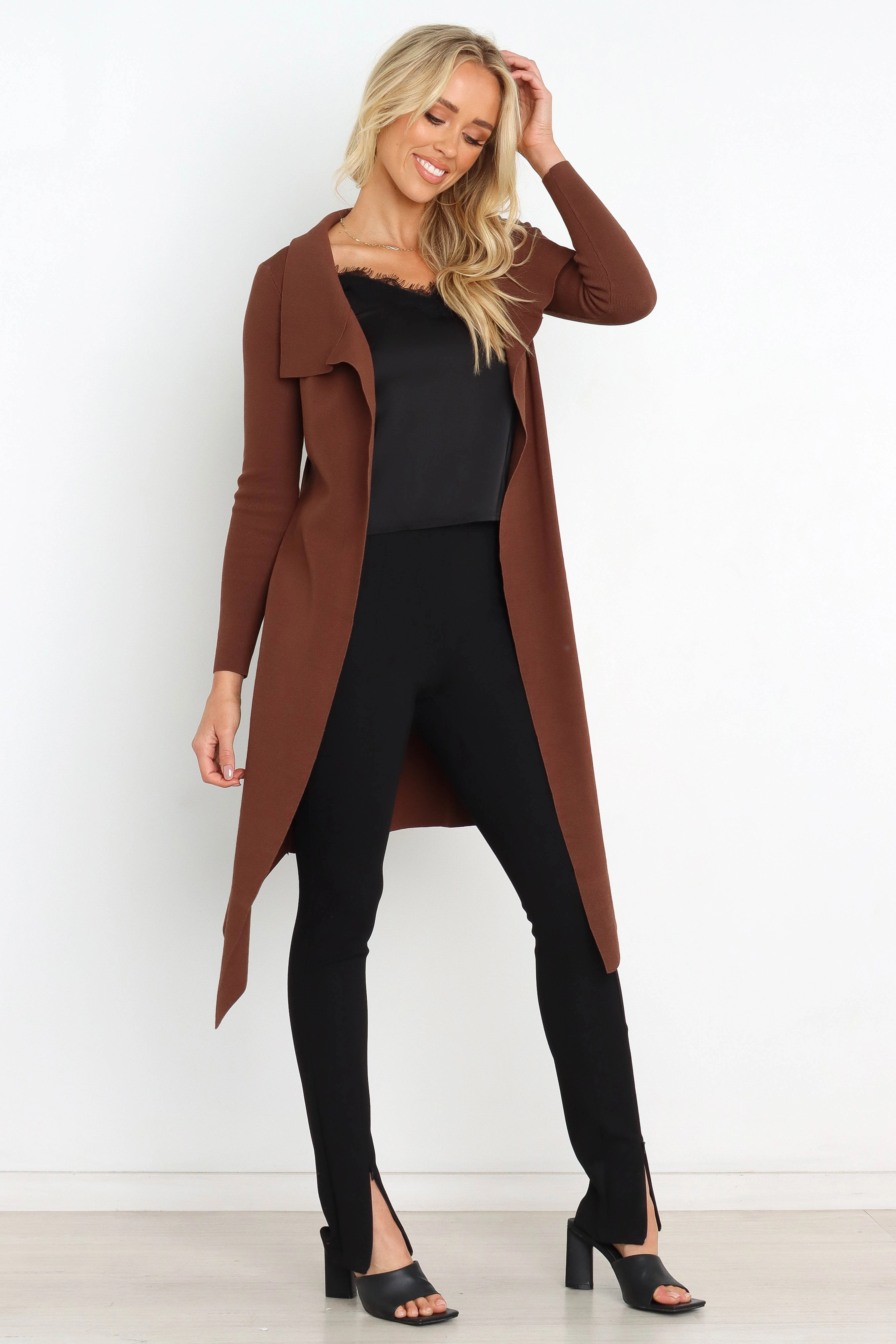 Tracey Cardigan - Chocolate