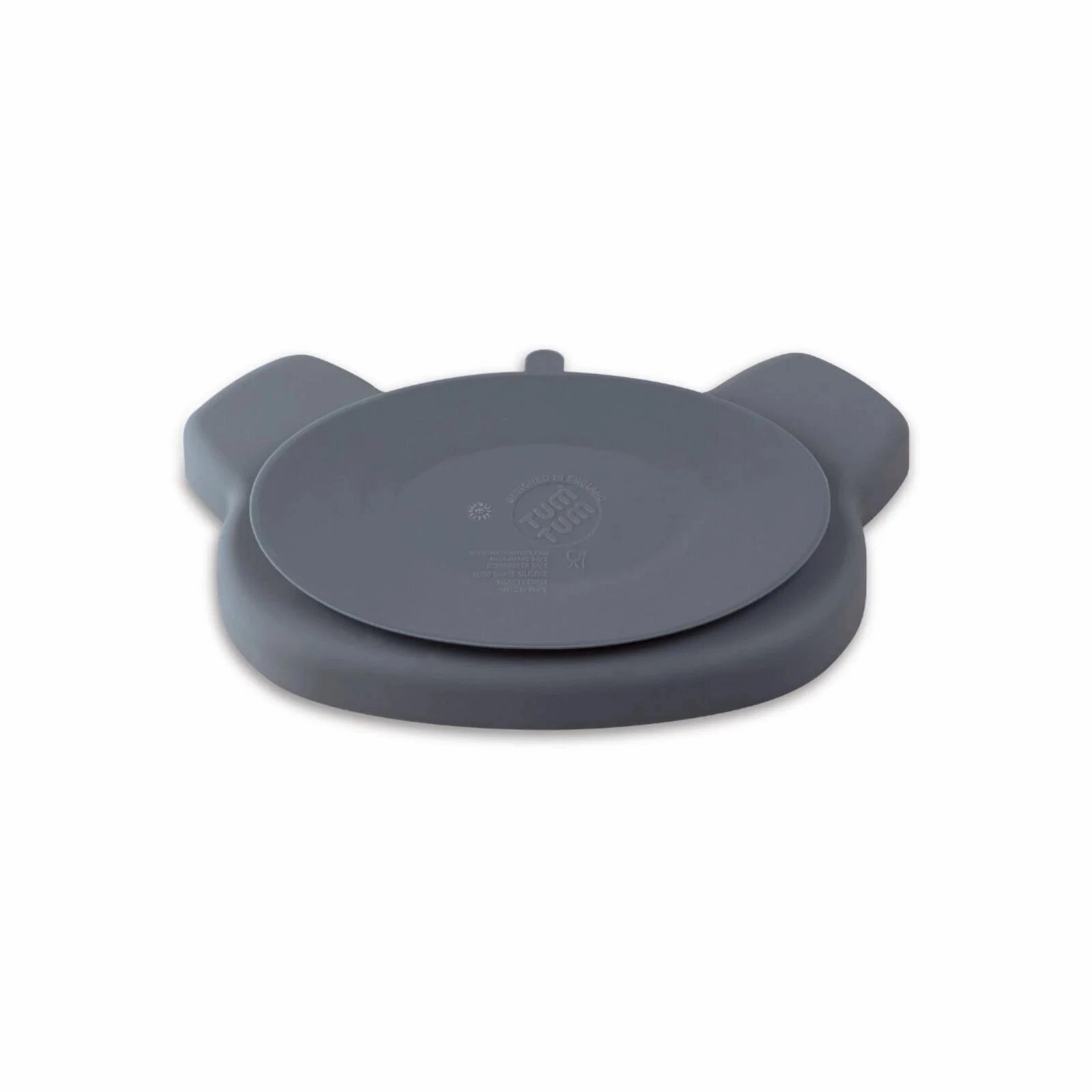 TUM TUM Silicone Weaning Bowl & Spoon Set Kev Koala - Grey