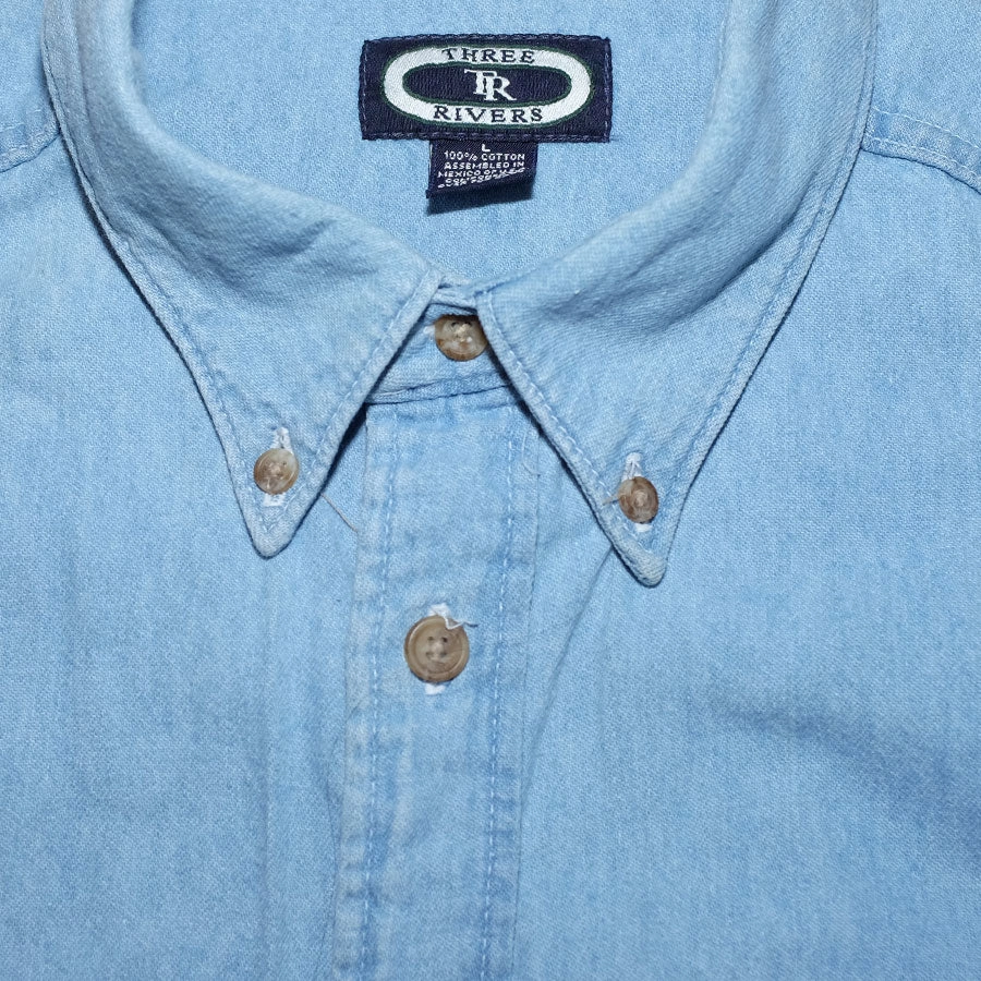 Vintage Fungicide Denim Shirt Large