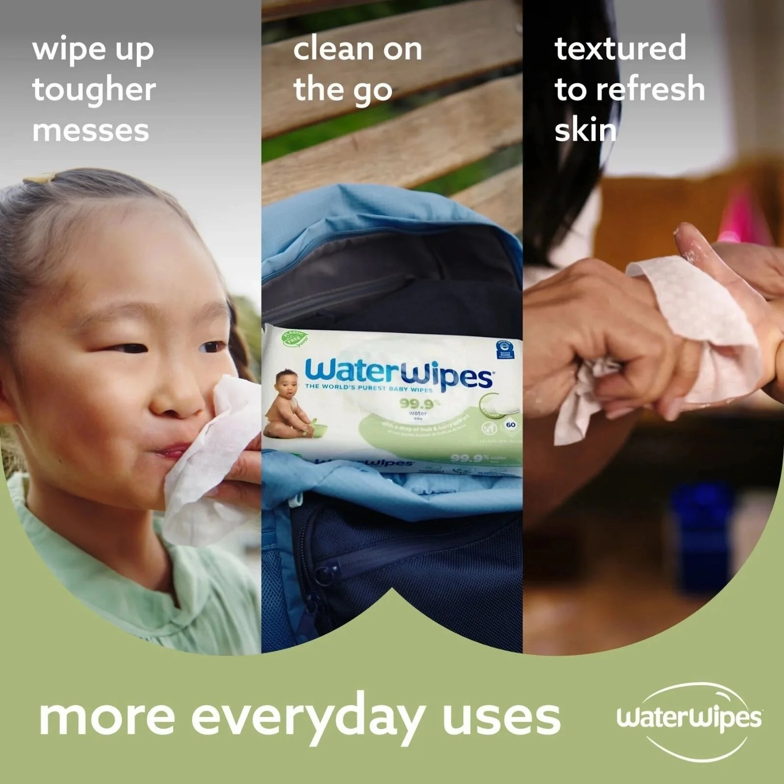 WaterWipes Textured Baby Wipes 60s
