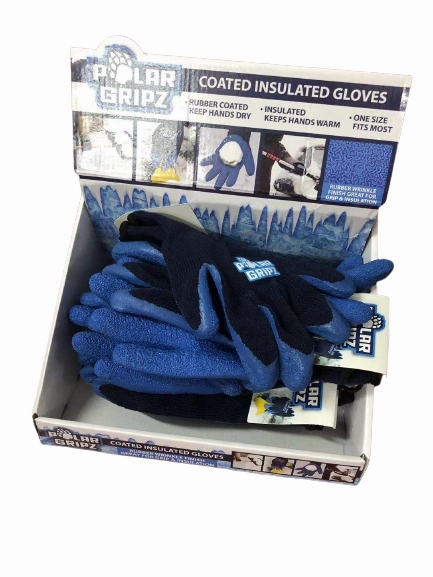 Winter Knit Hat Beanie and Glove Assortment Floor Display - 72 Pieces Per Retail Ready Display 88367
