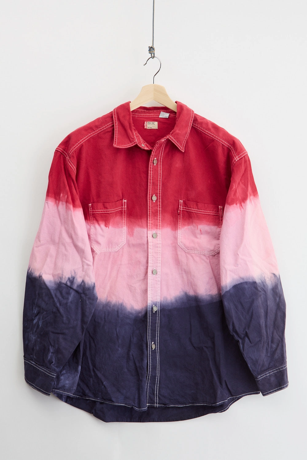 Y2K Levi's dip dyed denim shirt (XL)